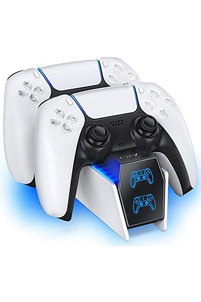 Oivo PS5 Charging Station, OIVO 2H Fast PS5 Controller Charger for Playstation 5 Dualsense Controlle