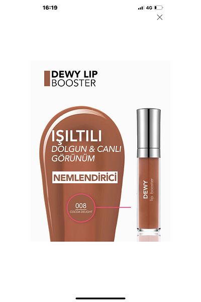 Flormar Dewy Lip Booster Lgs-08 Cocoa Delight