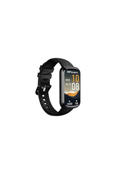 HiFuture Evo2 Bluetooth 5.2 1.47” Akıllı Bileklik Su Geçirmez Nabız Takibi Spor Modu Siyah