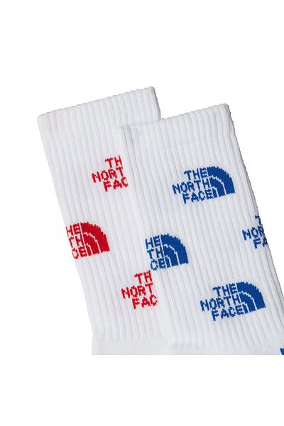THE NORTH FACE Дамски чорапи EVERYDAY CRE с лого - 2 бр. NF0A8BRBR091, бели-L