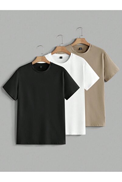 darkopia Μπλουζάκι Unisex Basic Oversize 3 Πακ