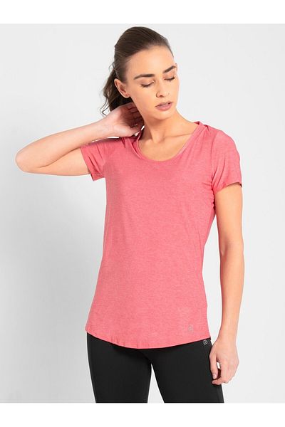 JOCKEY Move Women T Shirt AP27-0103-Coral Melange