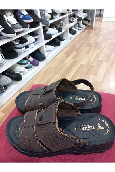 emin kundura Band Soft Sole Men Sandals Full Orthopedic and Guaranteed
