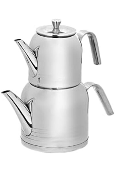 ALSAIF Saif Samovar 1.2/0.7L Stainless Steel Silver