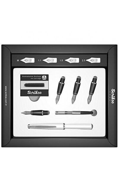 Scrikss مجموعة الخط الأبيض