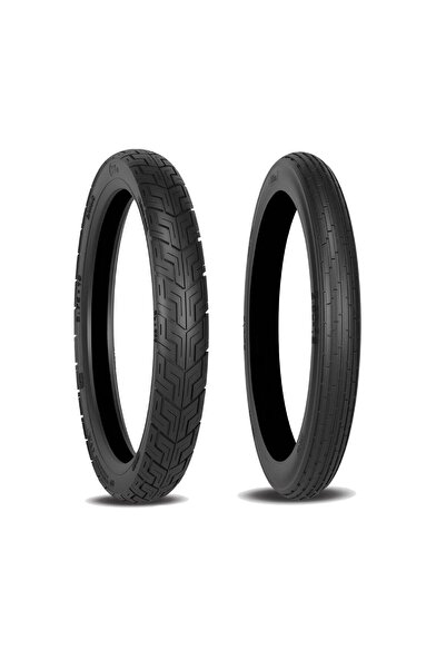 Billas Kuba Ege Dış Lastik Seti Dubleks (Ön 2.50-17-Arka 2.75-17)