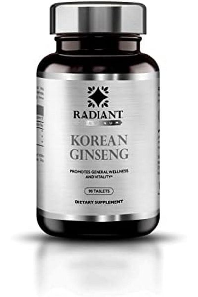 RADIANT PLATINUM Korean Ginseng 90 Tabs