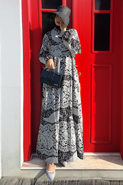 Cockatoo Γυναικείο φόρεμα με έθνικ σχέδιο από ύφασμα βισκόζης