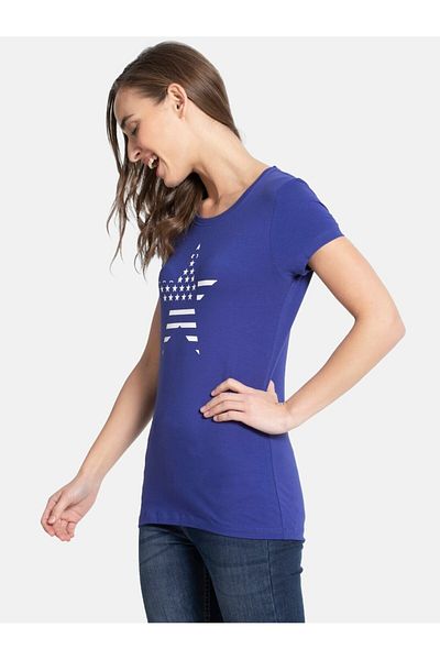 JOCKEY USA Orignals Crew Neck T Shirt UL02-0103-Indigo Crush