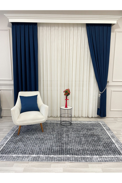 Brillant İskandinav Tarzı Kaymaz Taban Sisal Görünüm Yolluk Halı