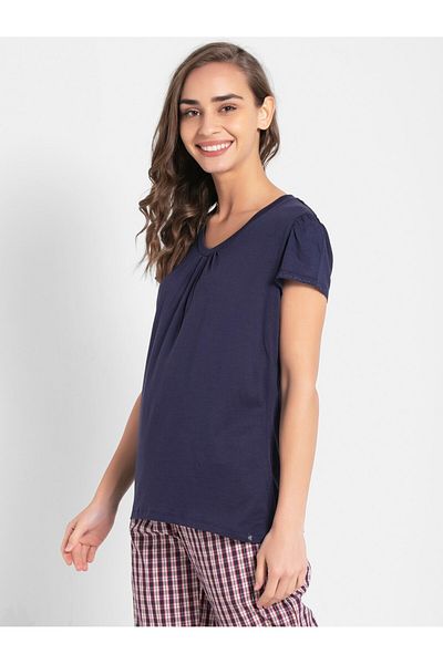 JOCKEY Relax V-Neck Sleep Tee RX12-0105-CNAVY