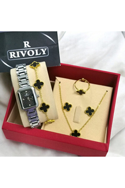 Rivoly Elegant women's steel set, consisting of a water-resistant watch