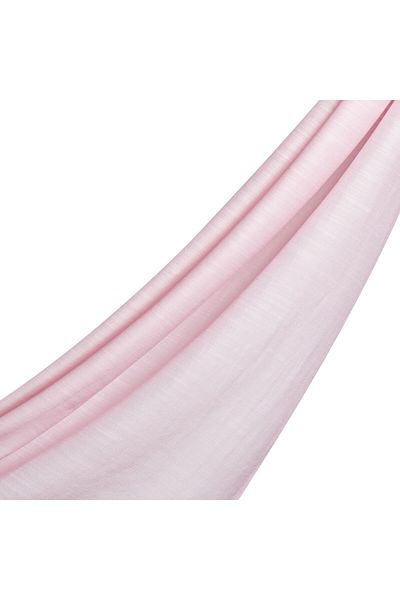 ipekevi Hydrangea Pink Plain Cotton Silk Shawl