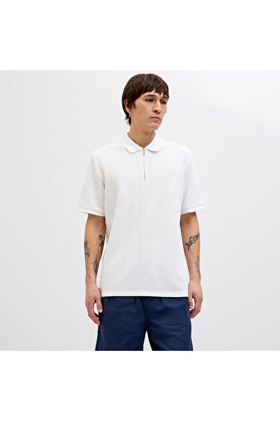 Jack & Jones Austin Erkek Beyaz Polo Tişört (12279177-W)
