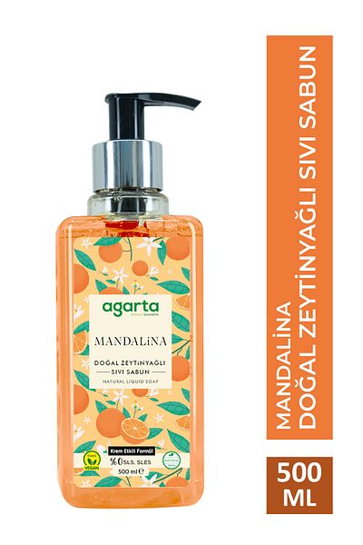 Agarta Natural 500 ml Tangerine Liquid Soap