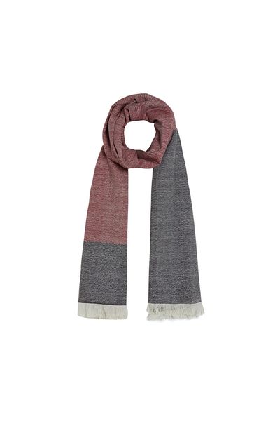 ipekevi Burgundy Wool Scarf Shawl