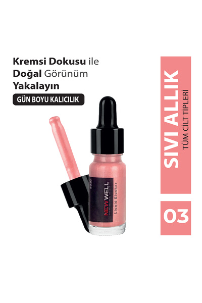 New Well Sıvı Allık (sedefli) No03