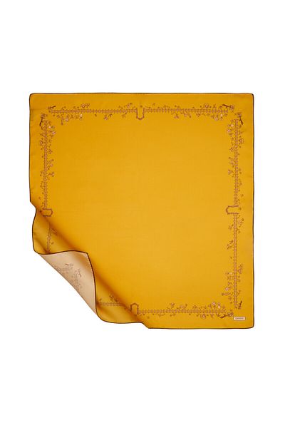 ipekevi Μεταξωτό μαντίλι Gold Sweet Garden Tivil