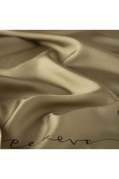 ipekevi Πράσινο Signature Tivil Silk Φουλάρι