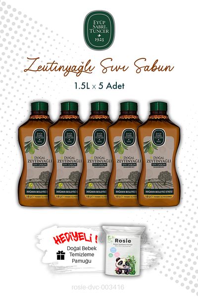 Eyüp Sabri Tuncer Natural Olive Oil X5 1.5L Liquid Soap