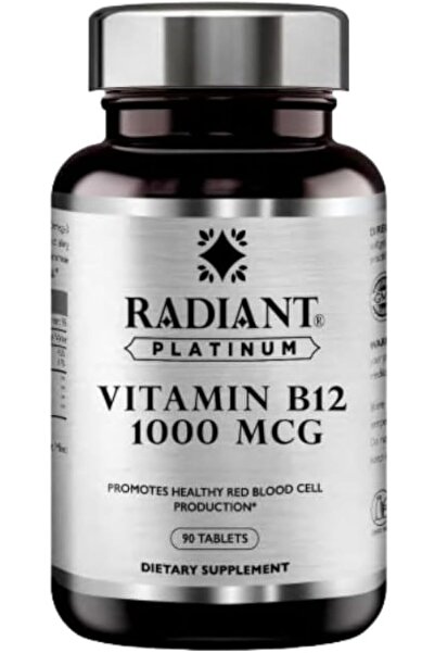 RADIANT PLATINUM فيتامين ب12 بتركيز 1000 ميكروغرام | يُعزز إنتاج خلايا الدم ا...