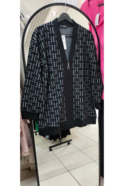 Serra Women's Plus Size Print Cardigan