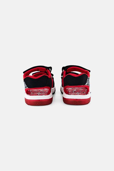 Marvel Kids Boy Spider-Man Velcro Sandal, Red