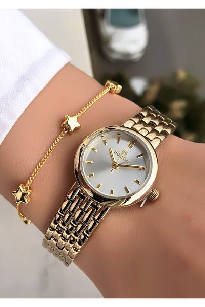 Homies Original Invoice Waterproof Women's Wrist Watch with Bracelet Gift