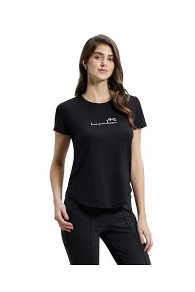 JOCKEY Move Women T Shirts IW31-0103-BLACK