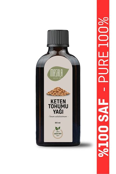 Masala 100 ml Flax Seed Oil - Cold Press Flax Seed Carrier Oil