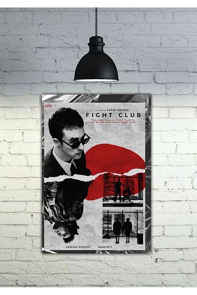 icase Fight Club Fight Club Array Decor Concept Painting Mdf Quality Print