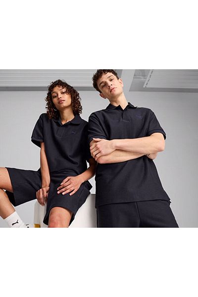 Puma Мъжка премиум жакардова поло тениска - ежедневна тениска 62967016 Цветна