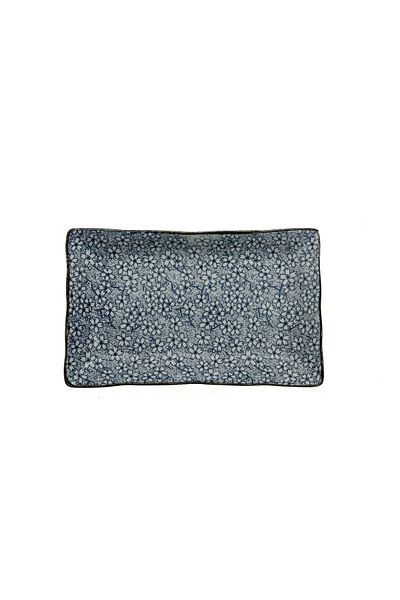 AKDC -Ceramic Dish Plate 21.5X12.5Cm Rect