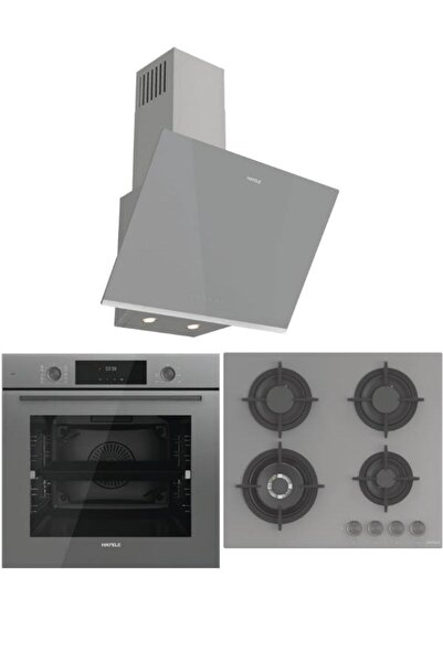 Hafele Orion Gri Ankastre Set (ORİON II OCAK/ORİON FIRIN/ORİON DAVLUMBAZ)