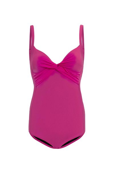 AQUAVİVA Aquaviva Women's Fuchsia Violet Knotted Swimsuit