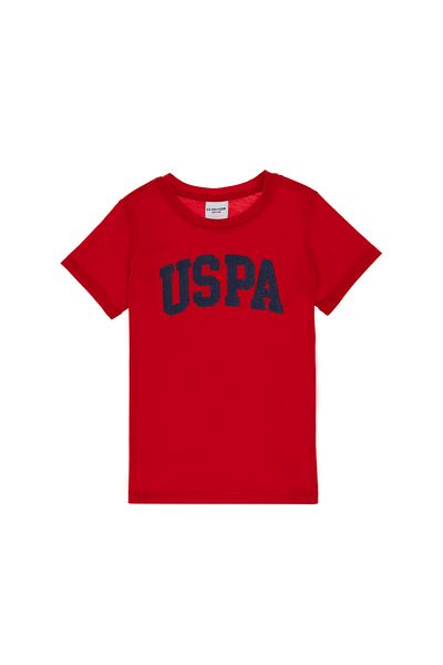 U.S. Polo Assn. Girl's Red Basic T-Shirt 50306042 -Vr030