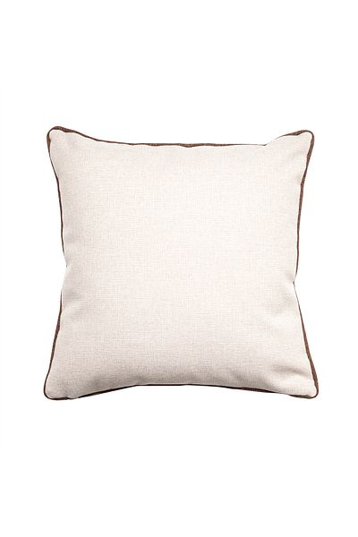 Mudo Home Ecru Color 43x43 Model Wild Horse Throw Pillow