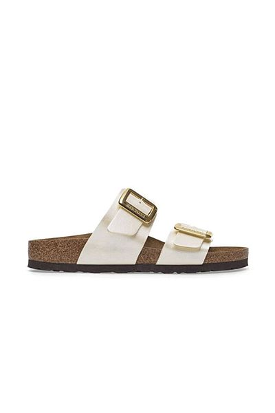 Birkenstock Dámské pantofle Sydney Cushion Buckle Bf Graceful 1029492-20239 Béžová