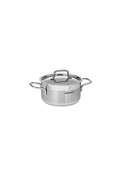 KORKMAZ Alfa 20cm 18/10 Turkish Steel Pot
