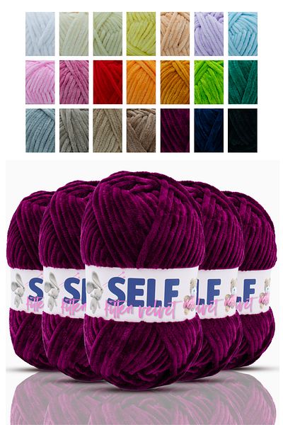 Self 5 Pack Plum Velvet Ip Kitten - Velvet Amigurumi Toy