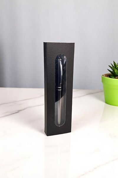 Nesnel Gift Italian Metal Rollerball Pen - Black