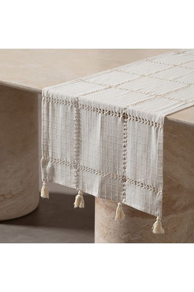 Mudo Home Belo Runner Ecru 50x130