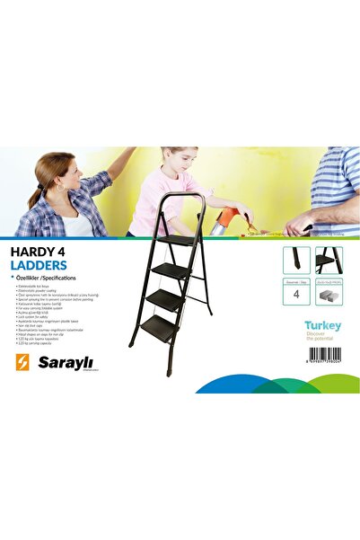 dudy Saraylı 2'li Hardy Pratik Metal Merdiven