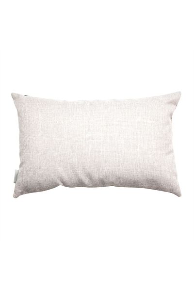 Mudo Home Wild Zebra Gray Throw Pillow 31x50