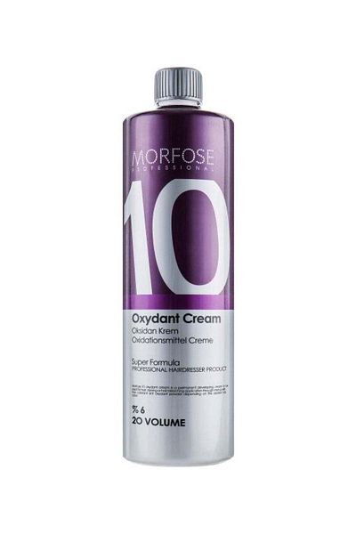 Morfose Morfose 10 Oxidant Cream 6% 20 Volume 1000ml - Professional Hair Color Developer