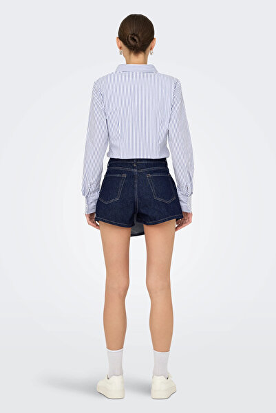 ONLY Kadın 100% Pamuk Regular Fit Şort Etek - 15357947