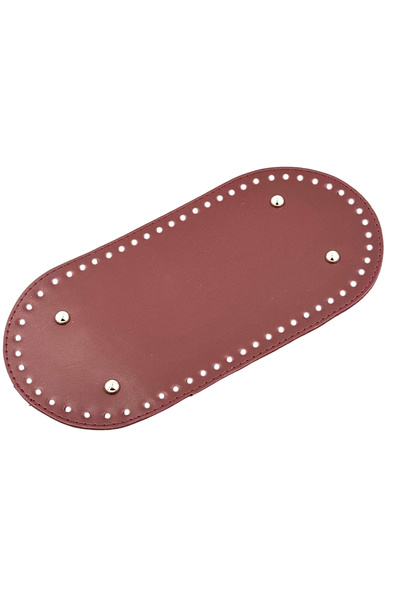 Lady Moss Claret Red Oval Bag Base 13x27
