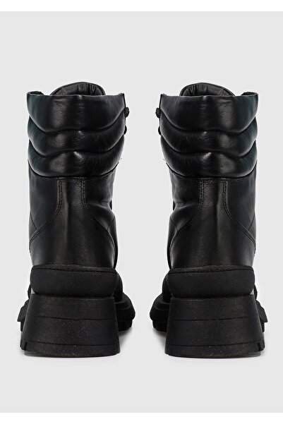 Provoq Dámské armádní boty - černá kůže