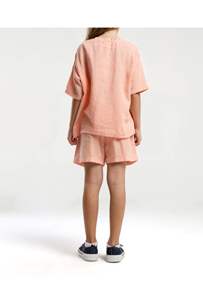 U.S. Polo Assn. Girl 100% Cotton Shorts Set Us01.Ll.01.P4.O019