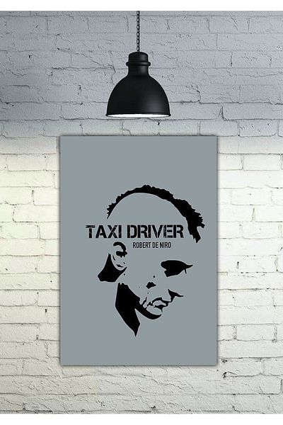 icase Taxi Driver Taxi Driver Movie Poster Decor Concept Painting Mdf Quality Print Frame View